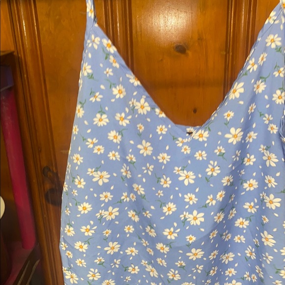 SHEIN Blue Floral Slip Dress - Picture 4 of 5